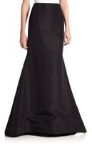 Long Black Silk Skirt - ShopStyle