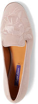 Thumbnail for your product : Ralph Lauren Olivera-E Floral Suede Flat
