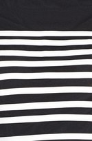 Thumbnail for your product : Betsy & Adam Stripe Mesh Fit & Flare Dress