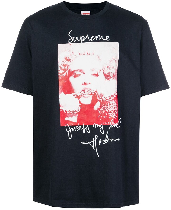 Supreme Men's Blue T-shirts | ShopStyle