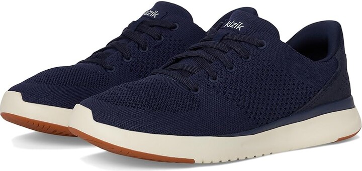 Kizik Lima Hands-Free Walking Shoes Naval Academy/Gum : Men's 8 - Women's 9.5 Medium, Textile