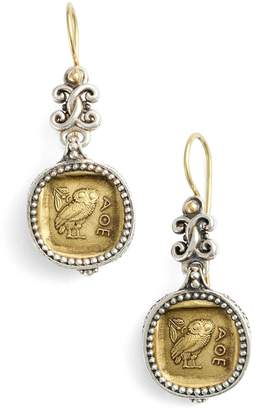 Konstantino 'Athena Owl' Drop Earrings