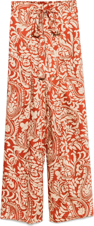 Liu Jo Printed Twill Trousers