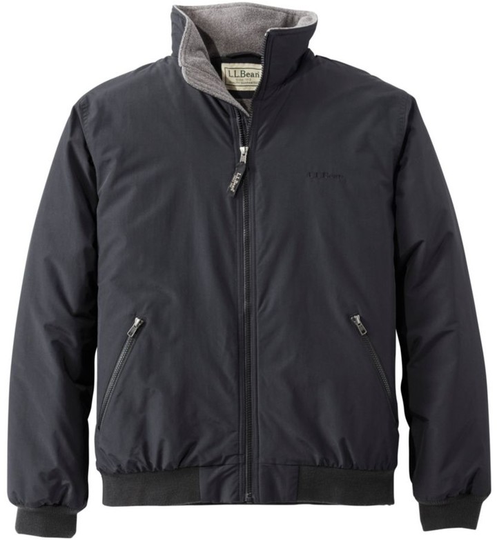L.L. Bean Men's Warm-Up Jacket, Fleece Lined - ShopStyle Outerwear