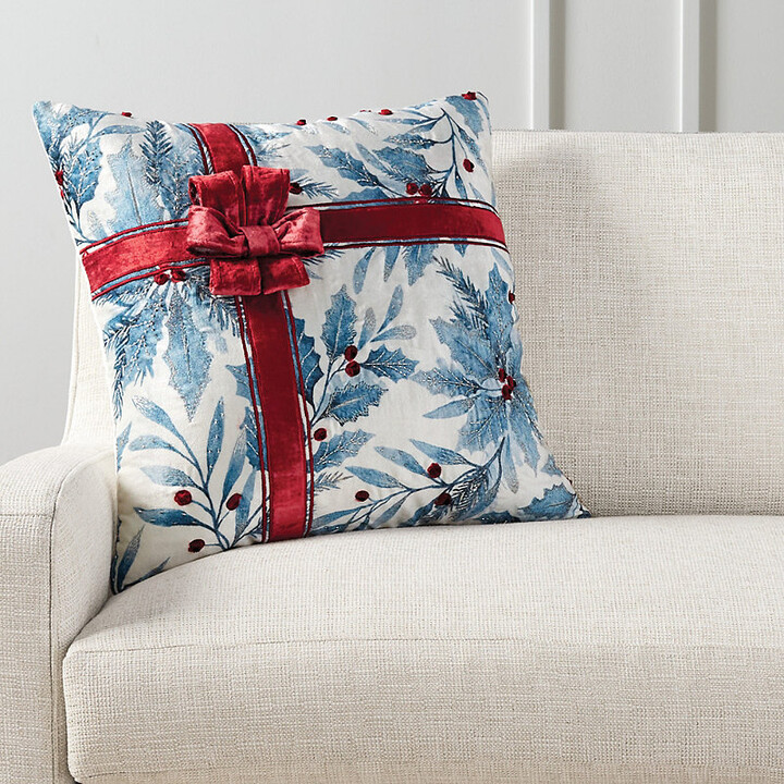 Frontgate Holly Garden Pillow Cover