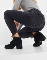 Thumbnail for your product : Timberland Kinsley lace up heeled ankle boots in black