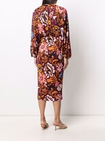 Thumbnail for your product : La DoubleJ Floral Long-Sleeve Shift Dress