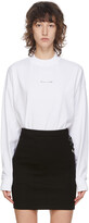 Thumbnail for your product : Alyx White Logo Long Sleeve T-Shirt