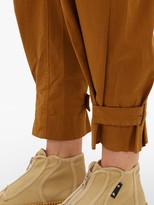 Thumbnail for your product : Proenza Schouler White Label Belted Cotton-blend Chino Trousers - Brown
