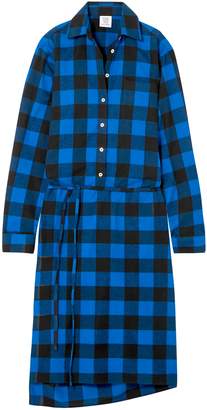 Vetements Checked Flannel Shirt Dress