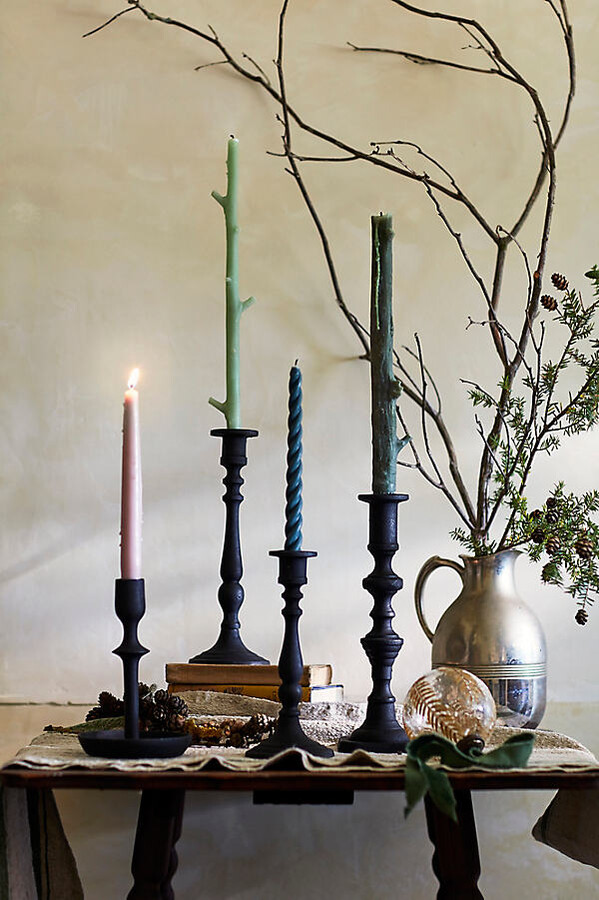 terrain Classic Carved Candlestick