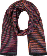 Thumbnail for your product : Kris Van Assche Krisvanassche Dark Pink  & Orange Knit Jacquard Scarf