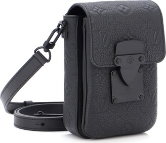 Louis Vuitton S Lock Vertical Wearable Wallet Green Shoulder Bag Monogram  Auth
