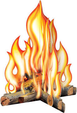 Beistle 3-D Campfire Prop - 24Â½\