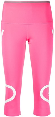 three quarter length gym leggings