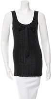 Thumbnail for your product : By Malene Birger Sleeveless Bow-Accented Top