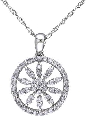 Rina Limor Fine Jewelry Women's 14K White Gold & 0.49 Total Ct. Diamond Large Pendant Necklace