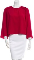 Thumbnail for your product : Isabel Marant Crew Neck Cropped Top