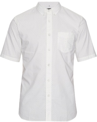 Rag & Bone Fleck-print cotton oxford shirt