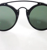 Thumbnail for your product : L.G.R Matte Black Frame Green Lens Calabar Sunglasses