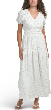Ellery Floral Maxi Dress for Women | Cotton/Viscose