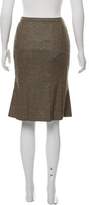 Thumbnail for your product : Rena Lange Wool-Blend Knee-Length Skirt w/ Tags