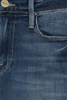 Frame Denim Le Skinny De Jeanne Distressed Jeans
