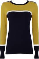 Thumbnail for your product : WallisWallis Ochre Zip Detail Fitted Jumper