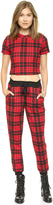 Thumbnail for your product : re:named Quilted Plaid Top
