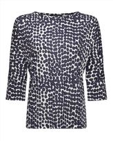 Thumbnail for your product : Jaeger Jersey Abstract Spot Print Top