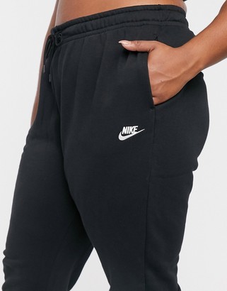 Nike plus black essentials trackies