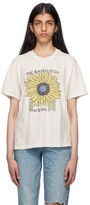 Thumbnail for your product : RE/DONE Off-White 90s Easy Sunflower T-Shirt