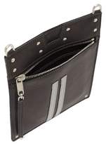 Thumbnail for your product : Rick Owens Cross-body Grained-leather Pouch - Mens - Black