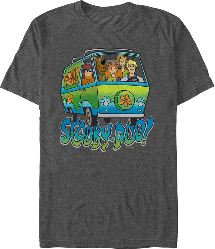 Scooby-Doo Men's Colorful Van Shot Graphic T-Shirt