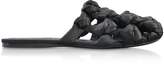 Thumbnail for your product : Alexander Wang Black Amelia Knot Slide Sandals