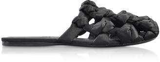 Alexander Wang Black Amelia Knot Slide Sandals