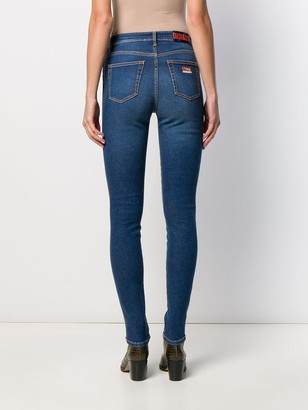 Kenzo Embroidered Side Panel Skinny Jeans