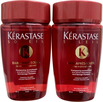 L'Oreal Kerastase Bain Apres Soleil Travel Shampoo 2.71 OZ set of Two