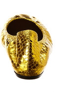 Thumbnail for your product : Lanvin Classic Snakeskin-Embossed Metallic Leather Ballet Flat