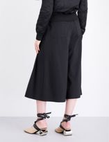 Thumbnail for your product : J.W.Anderson Pleated wide-leg gabardine culottes