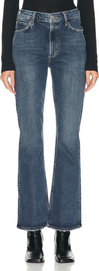 AGOLDE Nico High Rise Slim Boot Jeans in Blue