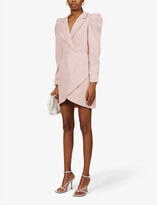 Thumbnail for your product : Chi Chi London Puffed sleeve stretch-crepe mini dress