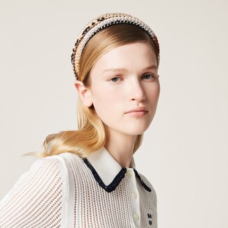 Miu Miu Crochet headband - ShopStyle Hair Accessories