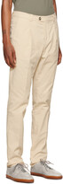 Thumbnail for your product : Brunello Cucinelli Beige Straight-Leg Trousers