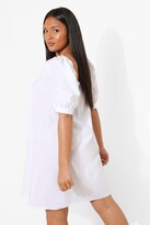Thumbnail for your product : boohoo Plus 3/4 Sleeve Smock Dress