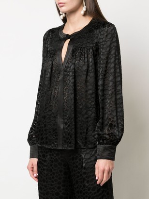 Alexis Rhida shape print blouse