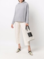 Thumbnail for your product : Fedeli Rib Knit Hooded Jumper