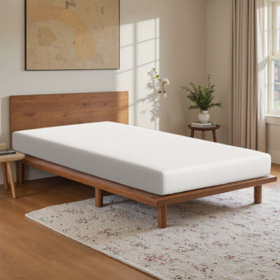 6-Inch Gel Memory Foam Mattress in a Box, Medium Firm Cooling Mattress for Pressure Relief & Full Body Support