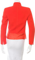 Thumbnail for your product : Akris Silk-Trimmed Wool Jacket