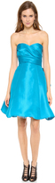 Thumbnail for your product : Monique Lhuillier Strapless Draped Bodice Dress
